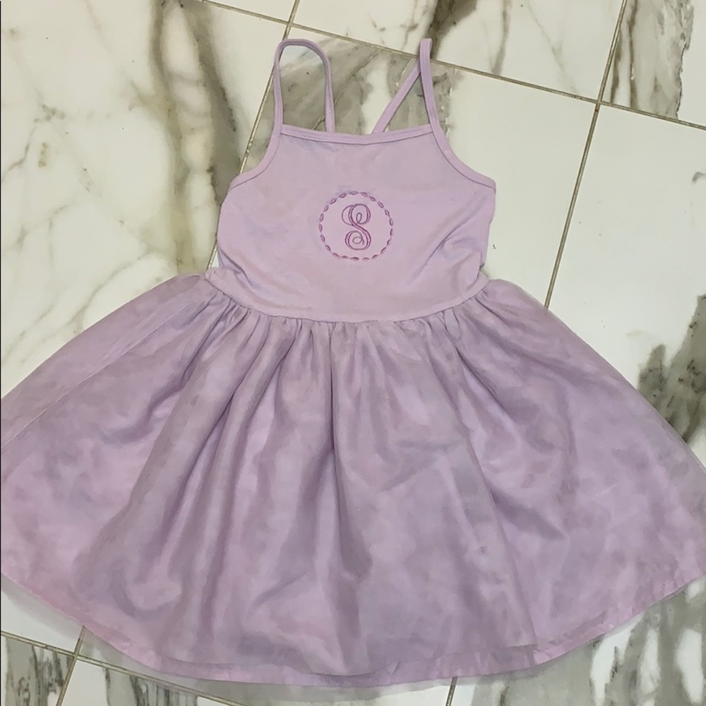 ‘S’ monogrammed Old Navy twirl dress